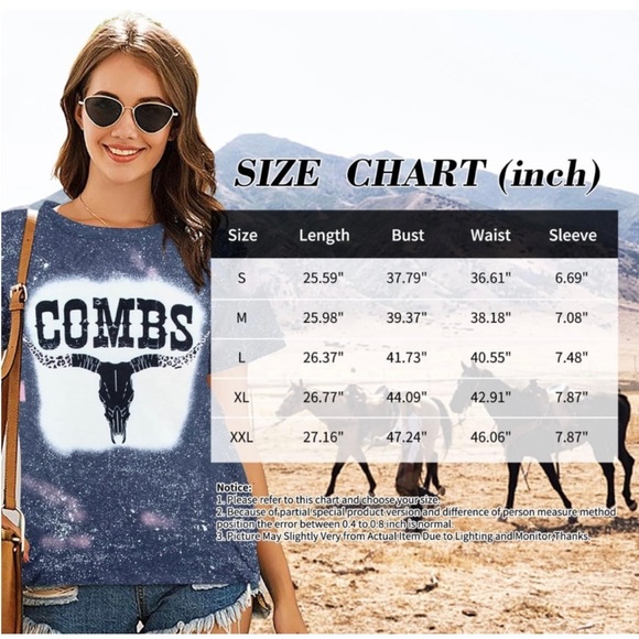 Luke Combs Women's Short Sleeve Top - Picture 6 of 6